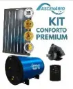 Aquecedor Solar Baixa Pressão + 4 Coletores 2x1 Inox Classe A + Reservatório Térmico 800L + Acessórios Termomax ON 