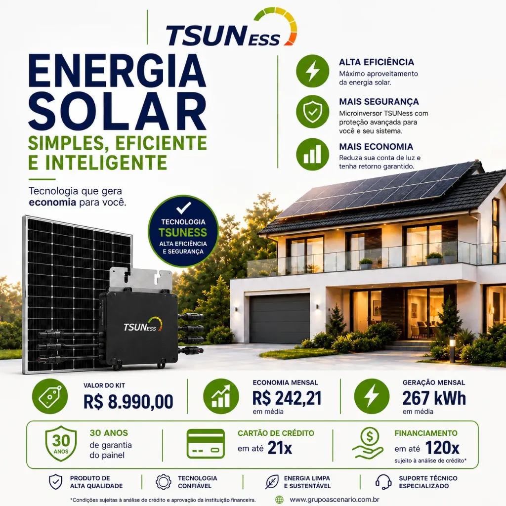 Kit Fotovoltaico 4 placas