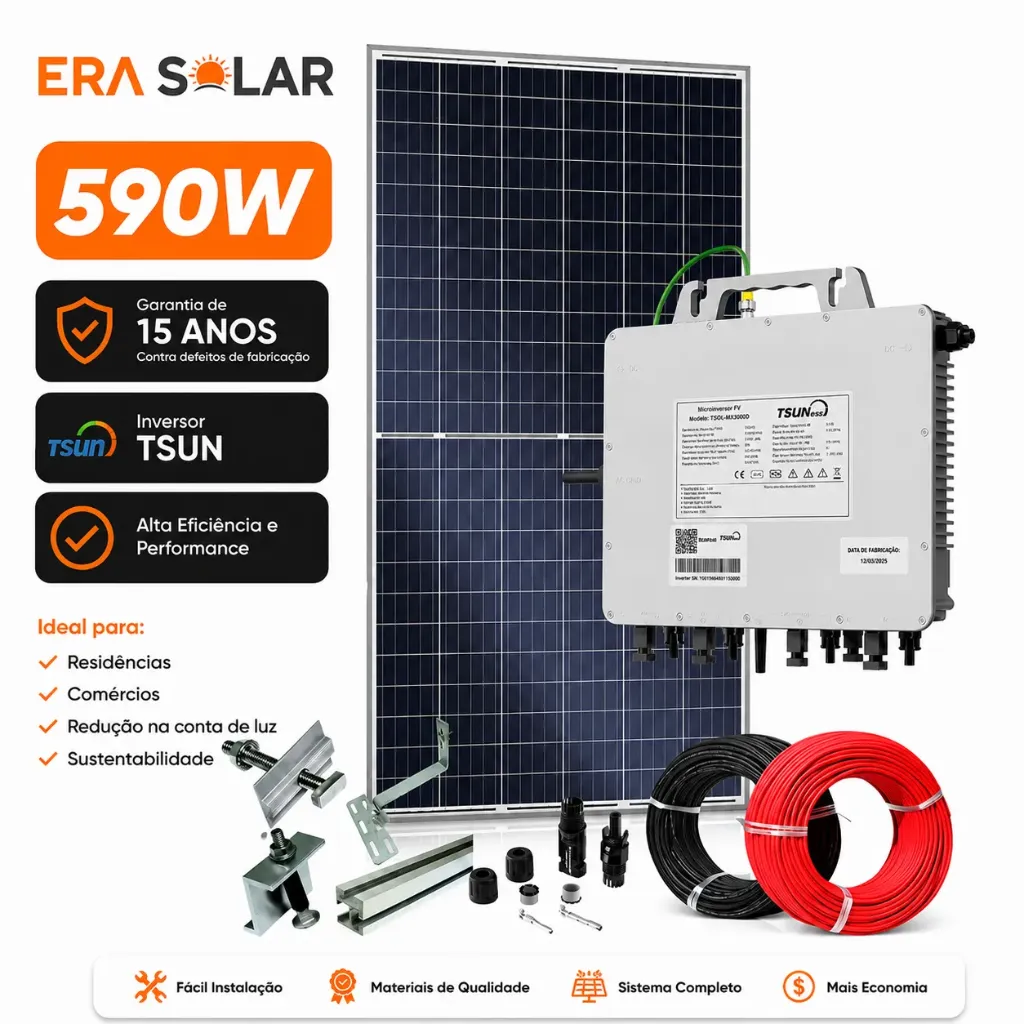 Kit Fotovoltaico 3 placas