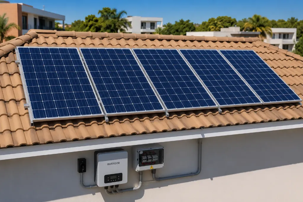 Kit Fotovoltaico 5 placas